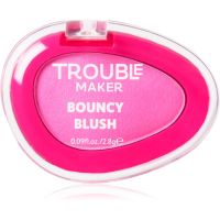 Trouble Maker Bouncy Blush puder- rumenilo nijansa Bounce Hot Pink 2.8 g