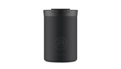 24 Bottles Travel Tumbler Stone Tuxedo Black 350ml Unisex - Pohár 24Bottles - Černá - TT_035_stone_tuxedo_black-One-size - Size: One size