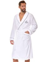 Pánský župan LaL 2523 - bambus Bílá XL