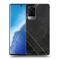 Silikónový čierny obal pre Vivo X60 Pro 5G - Black tile