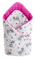 Medi Partners Double-Sided Baby Wrap Cotton + Minky