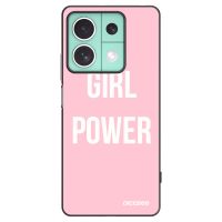 Silikónový čierny obal pre Xiaomi Redmi Note 13 5G - Dievčenské sila