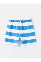 LC Waikiki Striped Baby Boy Shorts with Elastic Waist