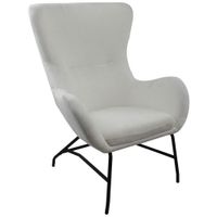 Livetastic KŘESLO, textil, krémová