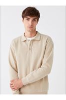 LC Waikiki Polo Neck Long Sleeve Men's Sweatshirt