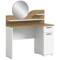 MID.YOU TOALETNÝ STOLÍK, biela, farba duba, 110/135/46 cm