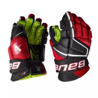 Rukavice Bauer Vapor 3X S22 JR, Junior, 10", čierna-červená