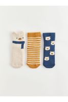 LC Waikiki Lcw Patterned Baby Boy Socks 3-Pack