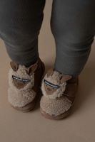 Zimné kožené topánky pre bábätká Donsje Matijn Sneakers Alpaca
