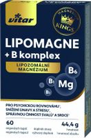 VITAR Kings LIPOMAGNE + B komplex 60 kapsúl
