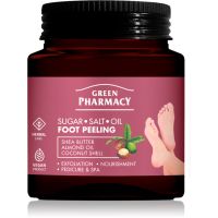 Green Pharmacy Foot Care Regenerating Sugar-Salt Oil Foot Peeling пілінг-ексфоліант для ніг 300 мл