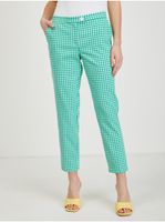 Light green ladies plaid trousers ORSAY - Ladies