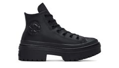 Converse Chuck Taylor All Star Lugged Heel Leather Platform - Dámske - Tenisky Converse - Čierne - A10369C - Veľkosť: 40