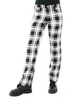 Herrenhose Black Pistol - Tartan Schwarz/Weiß - B-1-05-060-01 26