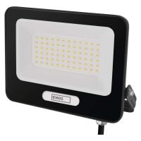 LED reflektor GLARO 50W, černý, IP65, 5000 lm, neutrální bílá