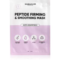 breakout + aid Peptide Firming & Smoothing Mask plátýnková maska s peptidy 34 g