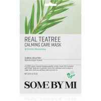 Some By Mi Clinical Solution Teatree Calming Care Mask успокояваща платнена маска за проблемна кожа, акне 20 гр.