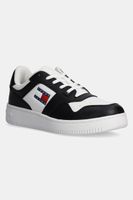 Tommy Jeans sneakers din piele TJW RETRO BASKET ESS culoarea negru, EN0EN02505