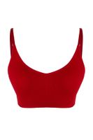 Trendyol Red Seamless Rope Strapless Bralette Knitted Bra