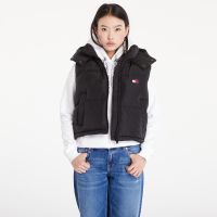 Tommy Jeans Crop Alaska Puffer Vest Black M