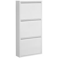 Carryhome VÝKLOPNÁ SKRINKA NA TOPÁNKY, biela, 50/103,5/15 cm