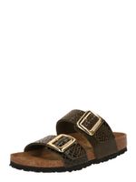 BIRKENSTOCK Sandale 'Sydney'  smeđa / crna