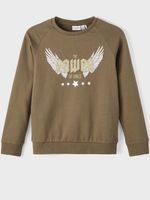 name it Venus Sweatshirt Kinder Grün