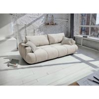Livetastic ROZKLADACIA POHOVKA, plast, textil, kompozitné drevo, šampanská