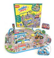 Zvukové puzzle Autodráha - Město/Mesto - puzzle z kategorie Maxi dílky