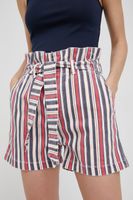 Pepe Jeans Rifľové krátke nohavice Pepe Jeans Phoebe Stripe