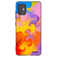 Silikónový čierny obal pre Samsung Galaxy A51 A515F - Bubbles