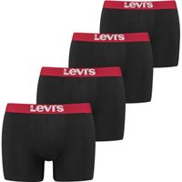 Levi's&reg; SOLID BASIC BRIEF 4P Мъжки боксерки, черно, размер