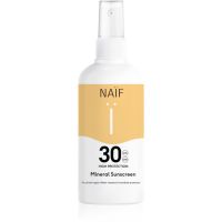 Naif Sun Mineral Sunscreen SPF 30 захисний спрей для засмаги SPF 30 водостійкий 100 мл