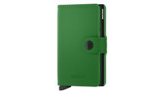 Secrid Miniwallet Matte Bright Green Unisex - Peňaženka Secrid - Zelená - MM-Bright-Green-One-size - Size: One size