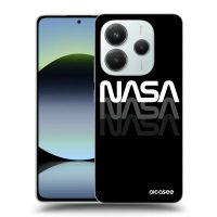 Silikónový čierny obal pre Xiaomi Redmi Note 14 4G - NASA Triple