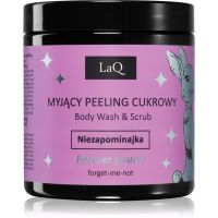 LaQ Bunny Forget-Me-Not sladkorni piling za nežno čiščenje in prehrano kože 220 g