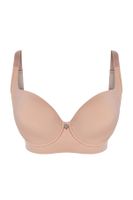 Trendyol Curve Heart Accessory Plus Size Bra with Skin Side Lifting Effect