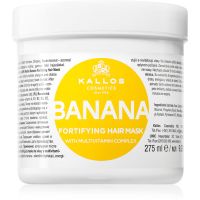 Kallos KJMN Professional Banana stärkende Maske mit Multivitamin-Komplex 275 ml