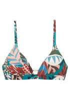 BUFFALO Bikini gornji dio  akvamarin / breskva / tamno crvena / prljavo bijela