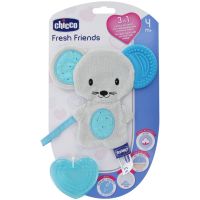 Chicco Fresh Friends Teething Cuddly Toy νάνι αγκαλιάς με μασητικό Boy 1 τμχ