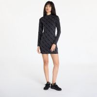 adidas Monogram Bodycon Dress Carbon XS