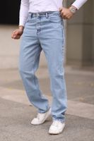 Trendyol Light Blue Men's Baggy Fit Jeans Trousers