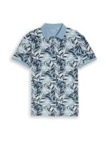 TOM TAILOR Majica  svijetloplava / crna / bijela