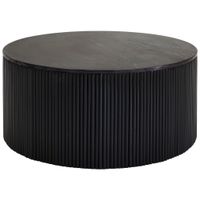 MID.YOU KONFERENČNÝ STOLÍK, čierna, drevo, kameň, 90/90/40 cm