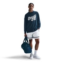 Nike Swoosh Fly Wmns Dri-FIT Oversized French Terry Basketball Sweatshirt - Dámske - Mikina Nike - Modré - FZ5514-478 - Veľkosť: XL