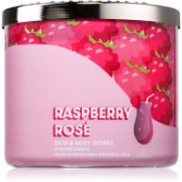 Bath & Body Works Raspberry Rose ароматна свещ 411 гр.