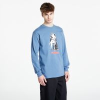 T-shirt PLEASURES French Kiss Long Sleeve Indigo Blue S