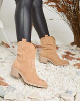 Resti Light brown women's insulated cowboy boots Bronco