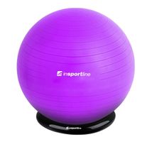 Gymnastický míč inSPORTline Top Ball 75 cm se základnou BallBase fialová