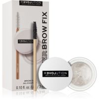 Revolution Relove Power Brow szemöldökzselé ecsettel árnyalat Clear 3 ml